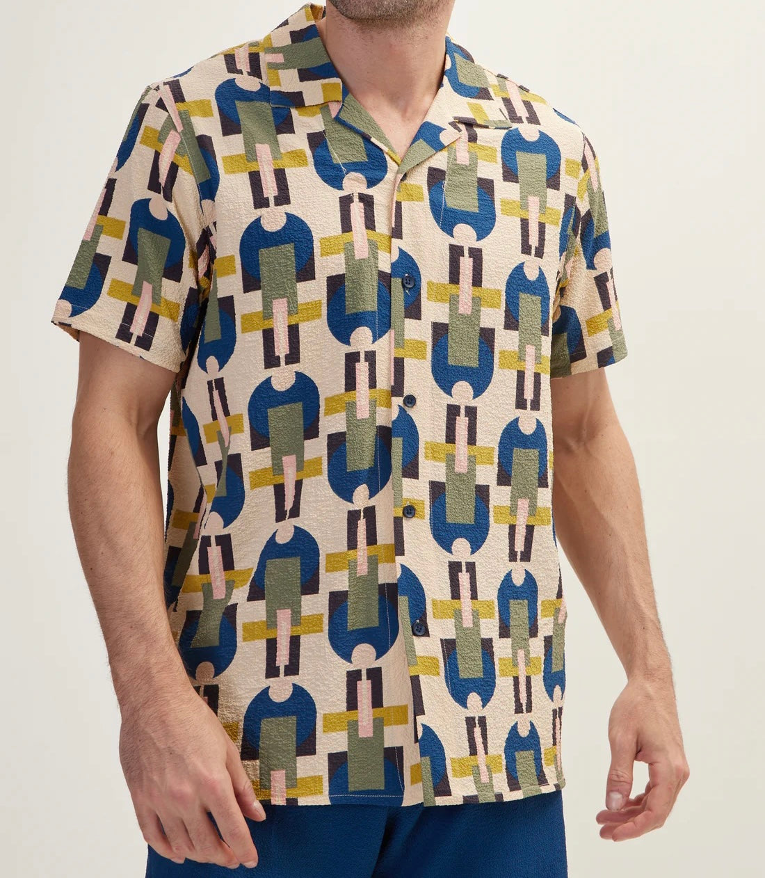 Hawai Pattern Collar Shirt