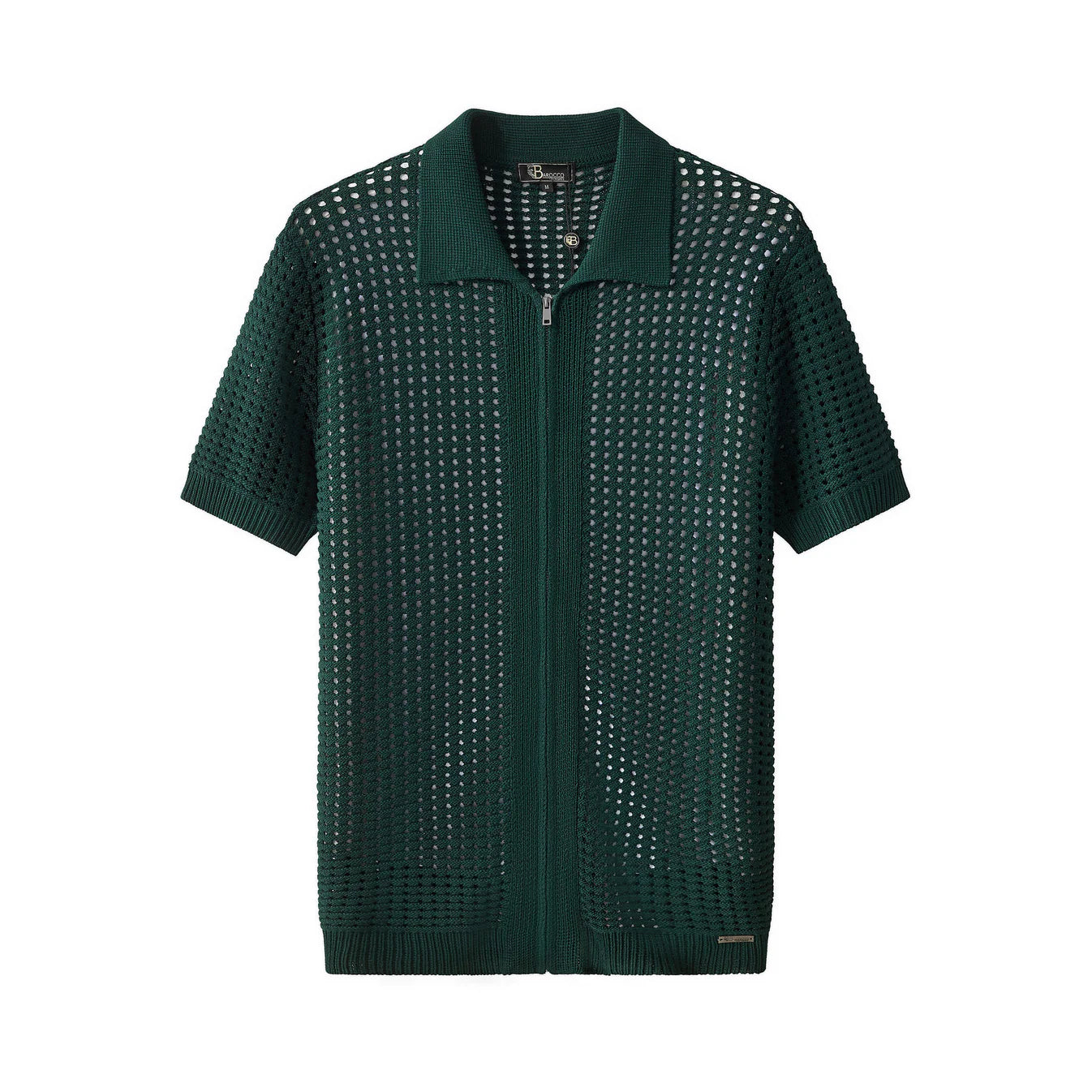 Short Sleeve Knit Shirt "Hunter Green"