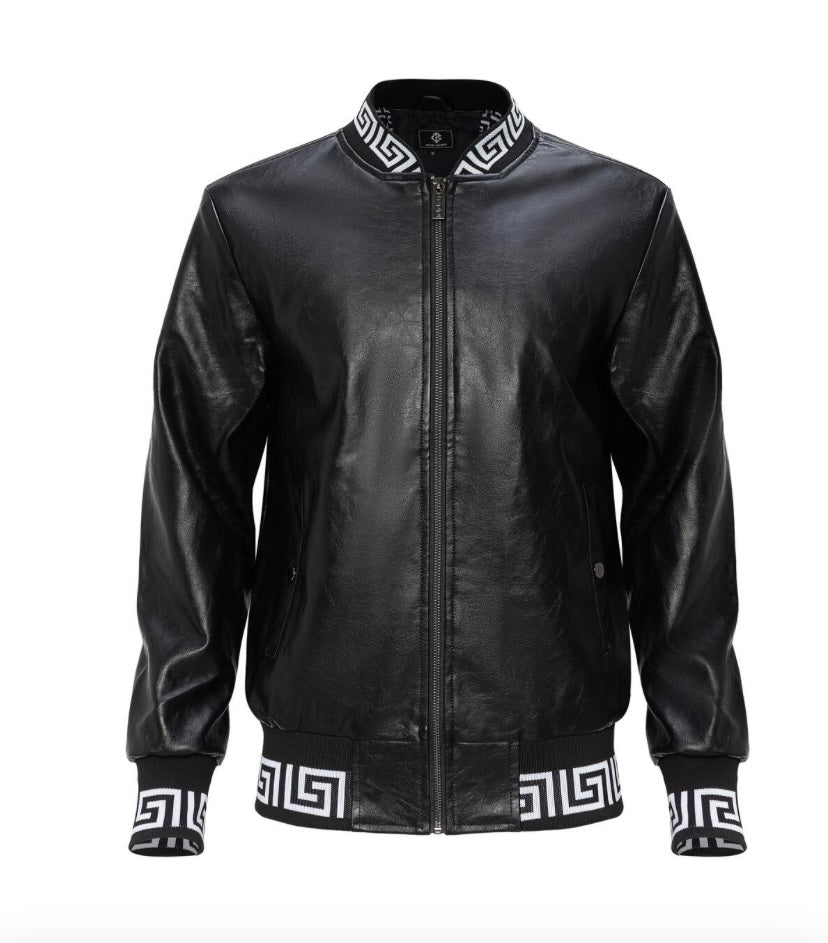 Jimmy Faux Leather Jacket