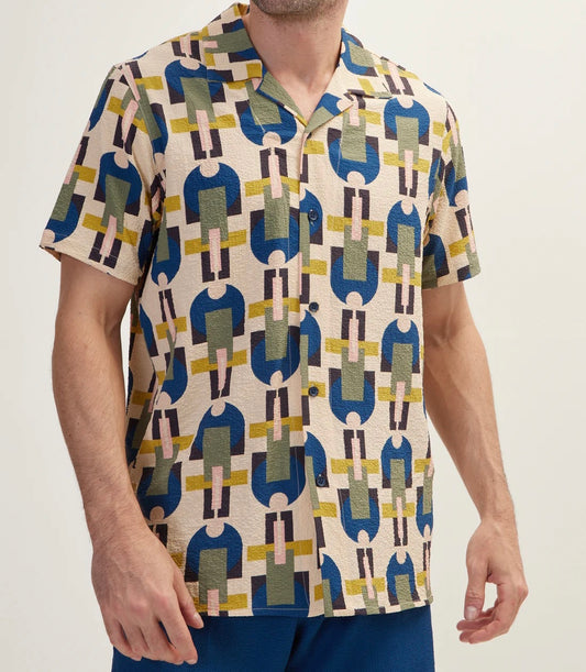 Hawai Pattern Collar Shirt